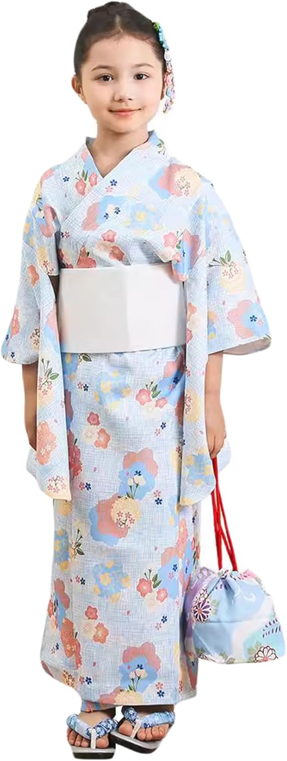 アンティーク 七五三 三歳 着物 被布 小物一式 フルセット 桜づくし